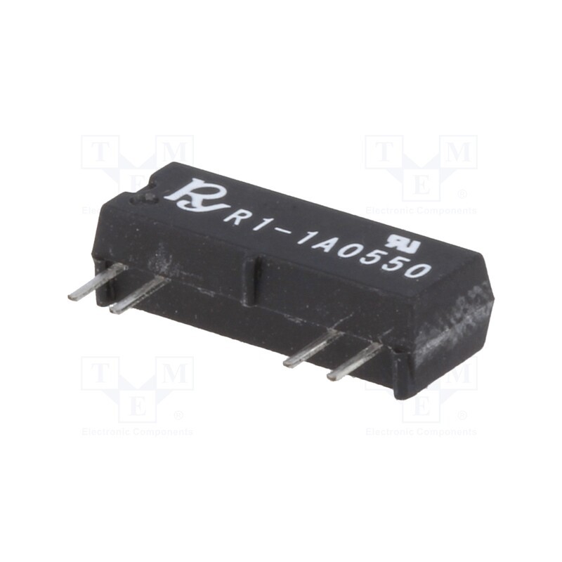 1 pcs x Recoy/RAYEX ELECTRONICS - R1-1A0550 - Relay: reed switch, SPST-NO, Ucoil: 5VDC, 1A, max.250VDC, 10VA, 50mW