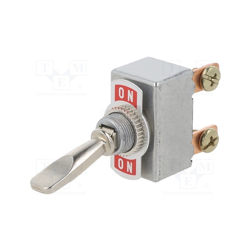 1 pcs x SWITCH COMPONENTS - TD2-1D-DC-3-H - Switch: toggle, Pos: 2, SPDT, ON-ON, 50A/12VDC, Leads: screw, 50mΩ