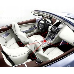 Car cabin interior lighting 48 LED RGB remote control