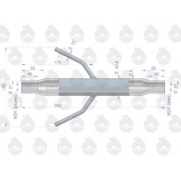 Central connector nut C 330 original Ursus