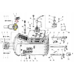 Bearing cover seal ursus c 330 50011270