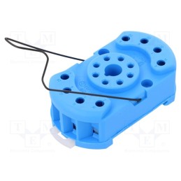 1 pcs x FINDER - 90.22SMA - Socket, PIN: 8, 10A, 250VAC, on panel,for DIN rail mounting, octal