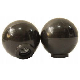 Screw-on knob with internal thread M12 40mm