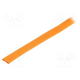 50 m x HELLERMANNTYTON - 309-20953 - Heat shrink sleeve, 9.5mm, Diam.after shrinking: 4.8mm
