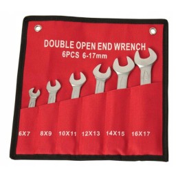 Set of open-end wrenches 6 17mm, 6pcs, cover mate
