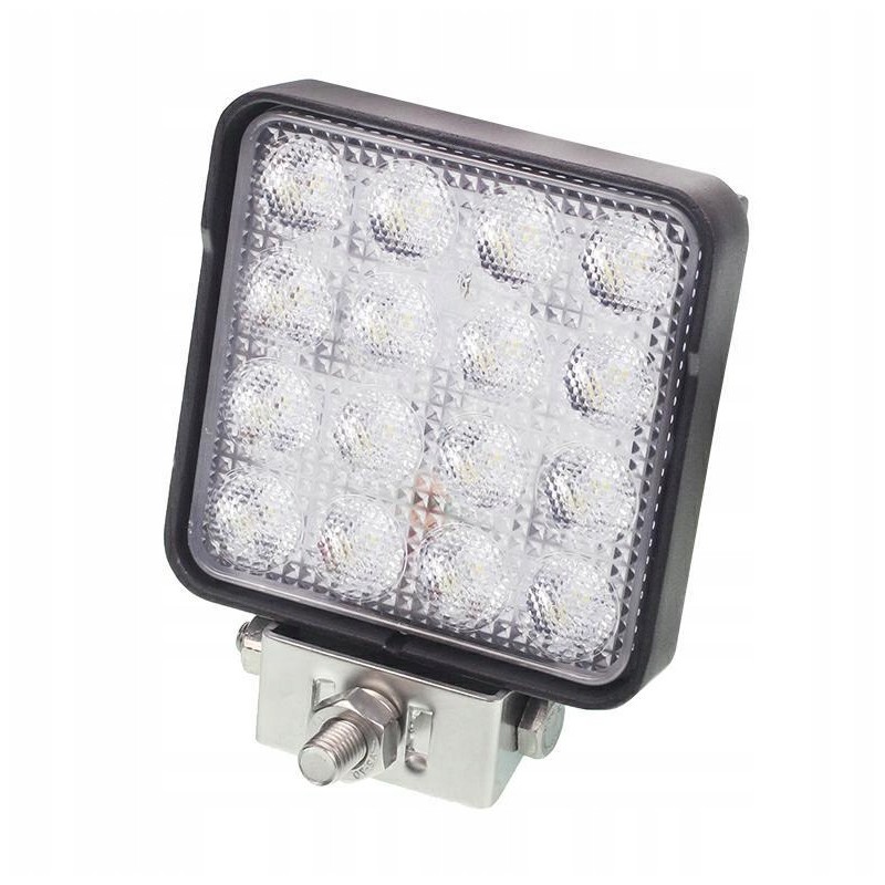 Square LED work lamp 12v 24v halogen 27w led