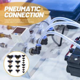 16 pcs of air hose fittings, crimp fittings