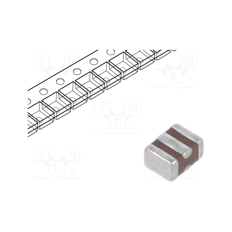 3000 pcs x MURATA - NFM18HC106D0G3L - Filter: anti-interference, 20mΩ, SMD, 0603, 4A, 4VDC, 10uF