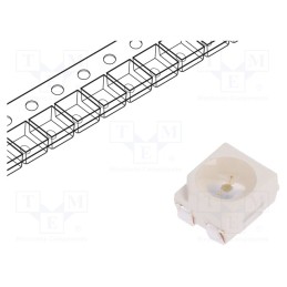 2 pcs x LITEON - LTST-E680UGKT - LED, SMD, 3528,PLCC4, green, 1120÷2800mcd, 3.5x2.8x1.9mm, 120°