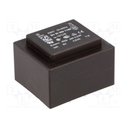 1 pcs x HAHN - BV EI 382 1189 - Transformer: encapsulated, 4.5VA, 230VAC, 9V, 500mA, PCB, BVEI