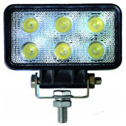 Rectangular LED work lamp 12 24v 18w 1000lm