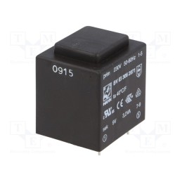 1 pcs x HAHN - BV EI 306 2071 - Transformer: encapsulated, 3.2VA, 230VAC, 9V, 356mA, PCB, BVEI