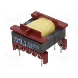 1 pcs x HAHN - V50200 - Transformer: impulse, 3V, 3V, power supply, 21.7x22.5x17.1mm, 8W