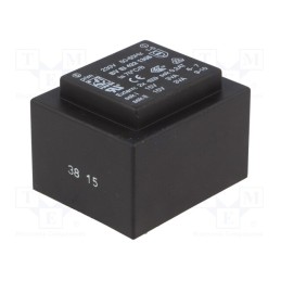 1 pcs x HAHN - BV EI 422 1305 - Transformer: encapsulated, 6VA, 230VAC, 15V, 15V, 200mA, 200mA, PCB