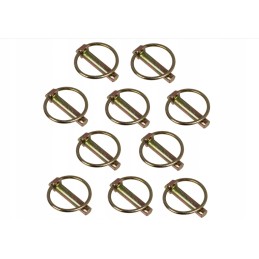 Pin, cotter pin with pin, 11mm, 10 pcs