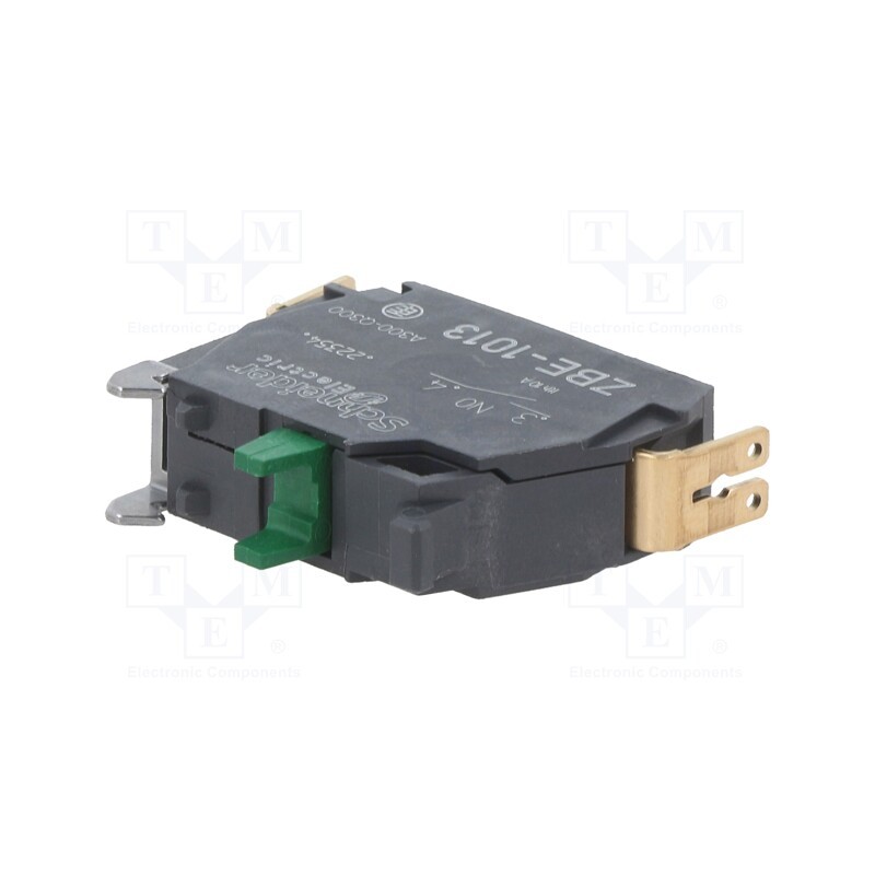 1 pcs x SCHNEIDER ELECTRIC - ZBE1013 - Contact block, 22mm, Harmony XB4, -40÷70°C, front fixing