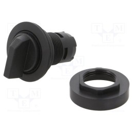 1 pcs x SCHLEGEL - RRJWASW - Switch: rotary, 22mm, Stabl.pos: 2, IP65, Pos: 2, Cutout: Ø22.3mm