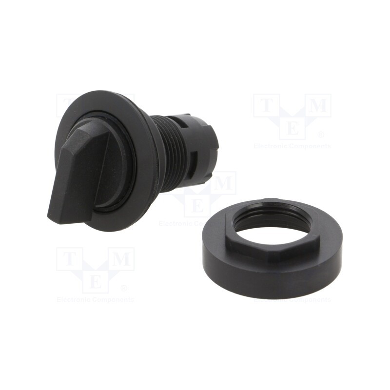 1 pcs x SCHLEGEL - RRJWASW - Switch: rotary, 22mm, Stabl.pos: 2, IP65, Pos: 2, Cutout: Ø22.3mm