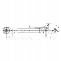 Tlc4003633kr top connector with mounting hook m 36