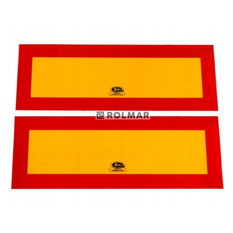 Reflective warning board, 2 pcs. 300mm 120mm