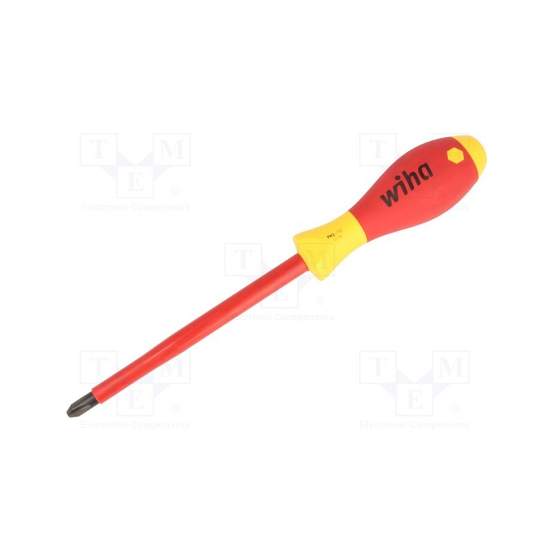 1 pcs x WIHA - 849 - Screwdriver, insulated, Phillips, PH3, Blade length: 158mm, 1kVAC