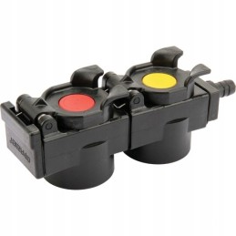 Faster straight oil collection system connector