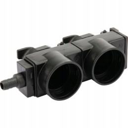 Faster straight oil collection system connector