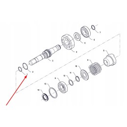 Pis07010016 o-ring 29 82 x 2