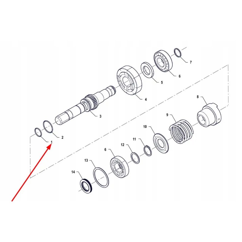 Pis07010016 o-ring 29 82 x 2