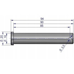 PC 330 hanger mounting pin