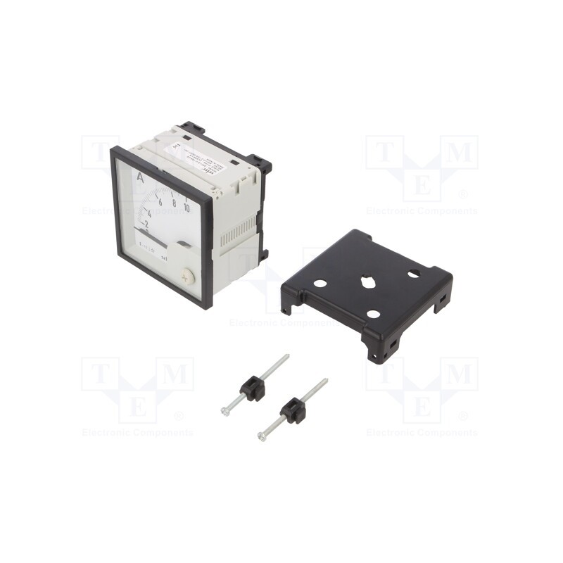 1 pcs x SELEC - AM-I-D-2-10A-CE - Ammeter, on panel, I AC: 0÷10A, Class: 1.5, 50÷60Hz, Features: 90°