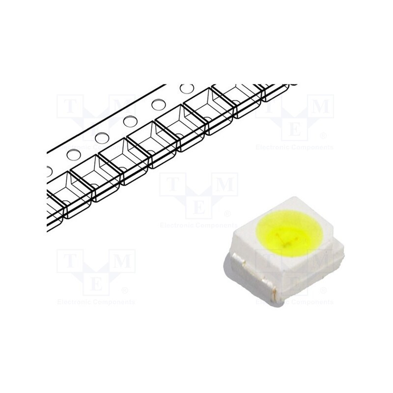 2 pcs x LITEON - LTW-670DS - LED, SMD, 3528, white cold, 710÷1800mcd, 120°, 20mA, 3÷3.7V, 120mW