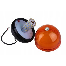LED beacon warning lamp with screw 12 24 homol