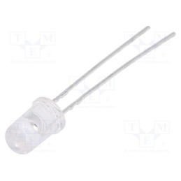 pcs x BROADCOM (AVAGO) - HLMP-EJ30-NR0DD - LED, 5mm, orange, 680÷2500mcd, 30°, Front: convex, 1.98÷2.4V