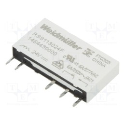1 pcs x WEIDMu00dcLLER - 1454430000 - Relay: electromagnetic, SPDT, Ucoil: 24VDC, 6A, 6A/250VAC, 6A/24VDC