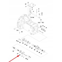 Te250 361f 22 bearing pressure cover