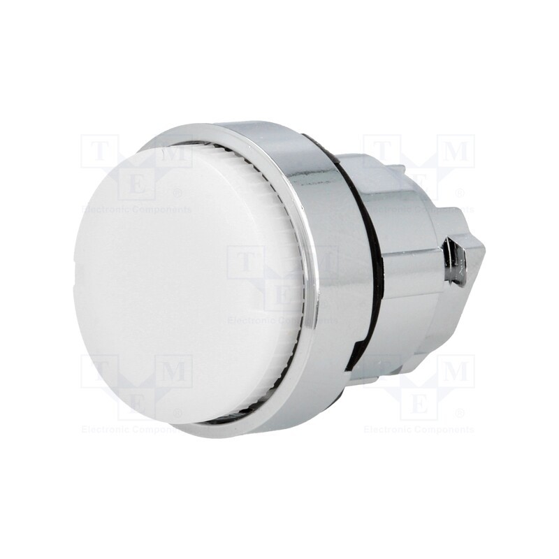 1 pcs x SCHNEIDER ELECTRIC - ZB4BW11 - Switch: push-button, 22mm, Stabl.pos: 1, white, ZBV6, IP66, Pos: 2
