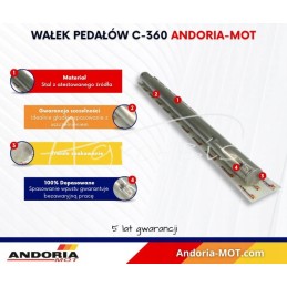 Pedal roller ursus c 360 andoria mot