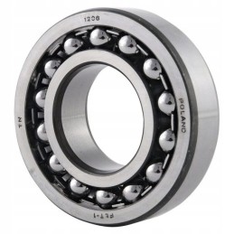 Polish self-aligning ball bearing 1206