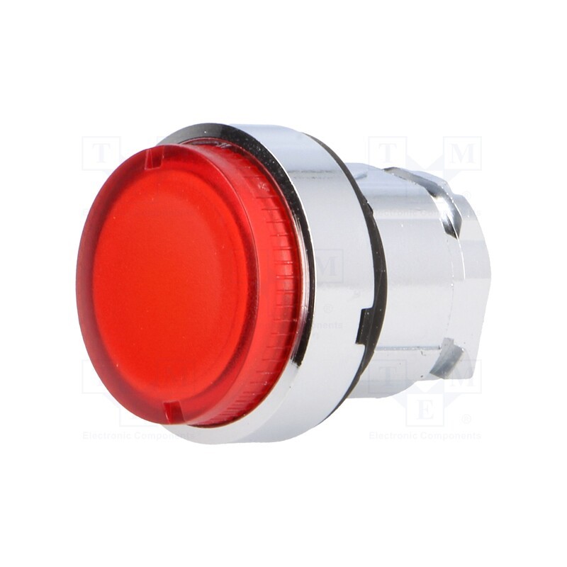 1 pcs x SCHNEIDER ELECTRIC - ZB4BW14 - Switch: push-button, 22mm, Stabl.pos: 1, red, ZBV6, IP66, prominent