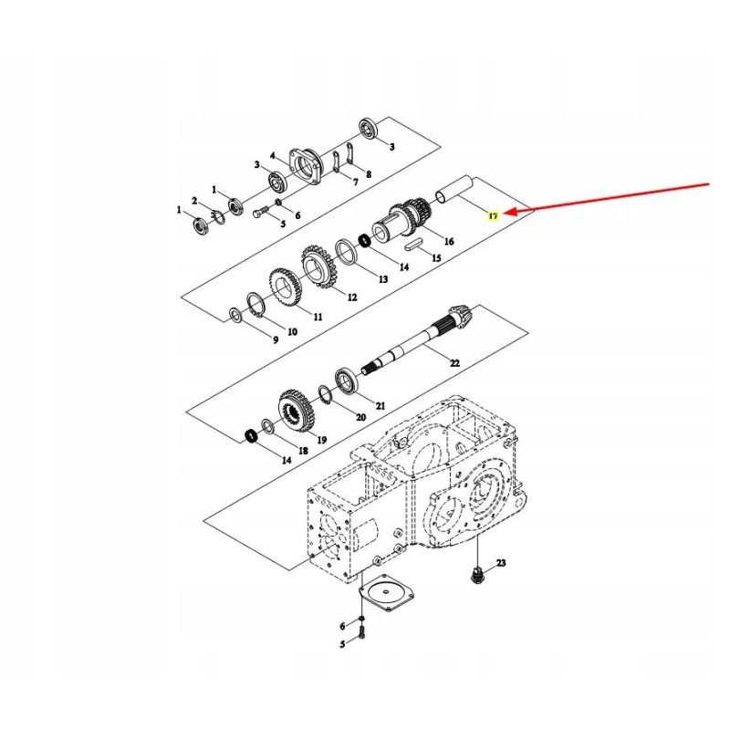 Ft250 37 105a sprocket bushing