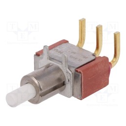 1 pcs x C&K - 8125SD9ABE - Switch: push-button, Pos: 2, SPDT, 1A/120VAC, 1A/28VDC, ON-(ON)