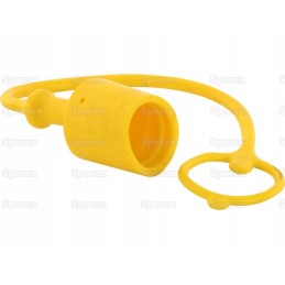 Faster cap yellow PVC 3 4 small coupling 5 pcs