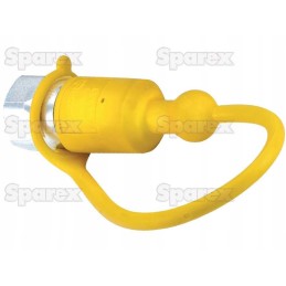Faster cap yellow PVC 3 4 small coupling 5 pcs