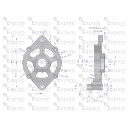 Alternator front cover 0120484017ex new ty