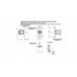 Triple LED marker lamp on a 12v 24v arm