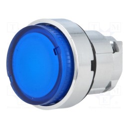 1 pcs x SCHNEIDER ELECTRIC - ZB4BW16 - Switch: push-button, 22mm, Stabl.pos: 1, blue, ZBV6, IP66, prominent