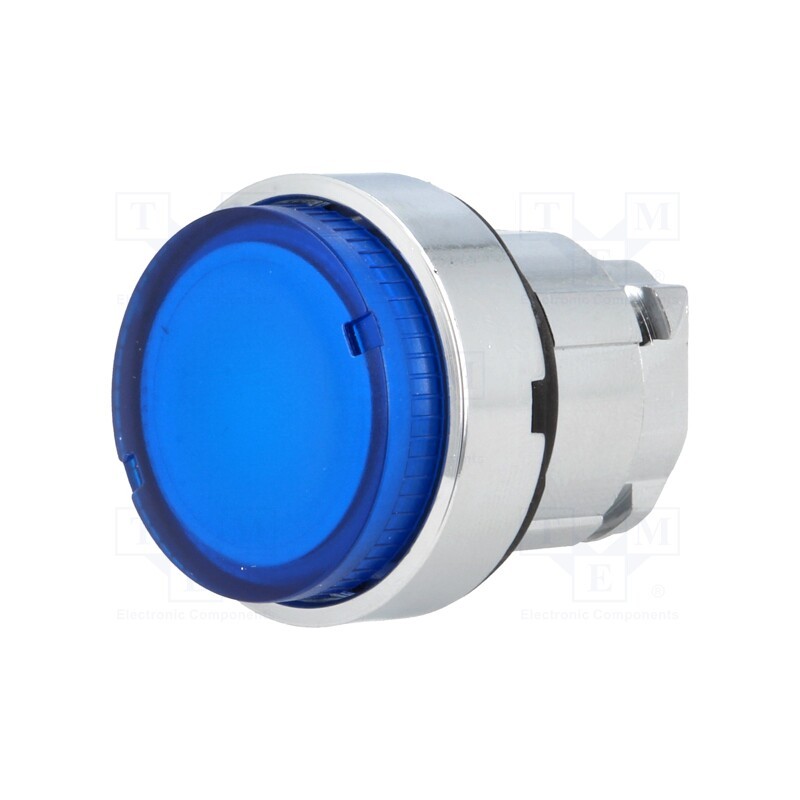 1 pcs x SCHNEIDER ELECTRIC - ZB4BW16 - Switch: push-button, 22mm, Stabl.pos: 1, blue, ZBV6, IP66, prominent