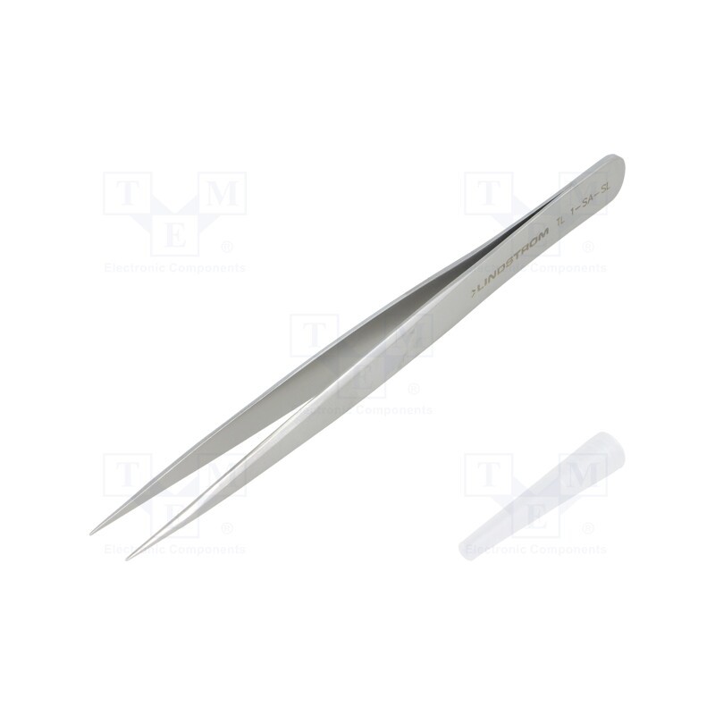 1 pcs x LINDSTRu00d6M - TL 1-SA-SL - Tweezers, 120mm, Blades: narrowed, Blade tip shape: sharp