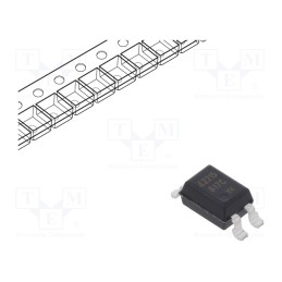 2 pcs x LITEON - LTV817STA1C-V - Optocoupler, SMD, Ch: 1, OUT: transistor, Uinsul: 5kV, Uce: 35V, reel